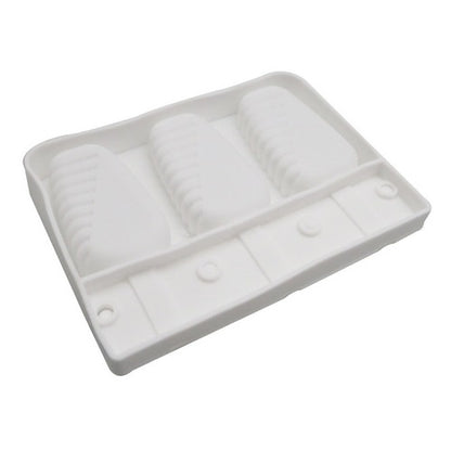 Molde Silicona Paleta Ovalada Decorada x3cav