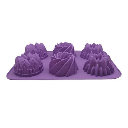Molde Silicona Fancy Ring Variado x6 cav
