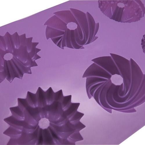 Molde Silicona Fancy Ring Variado x6 cav