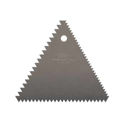 Peine metálico triangular