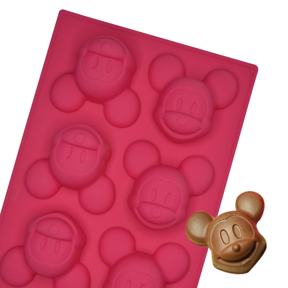 Molde Silicona Mickey Mouse x6 cav