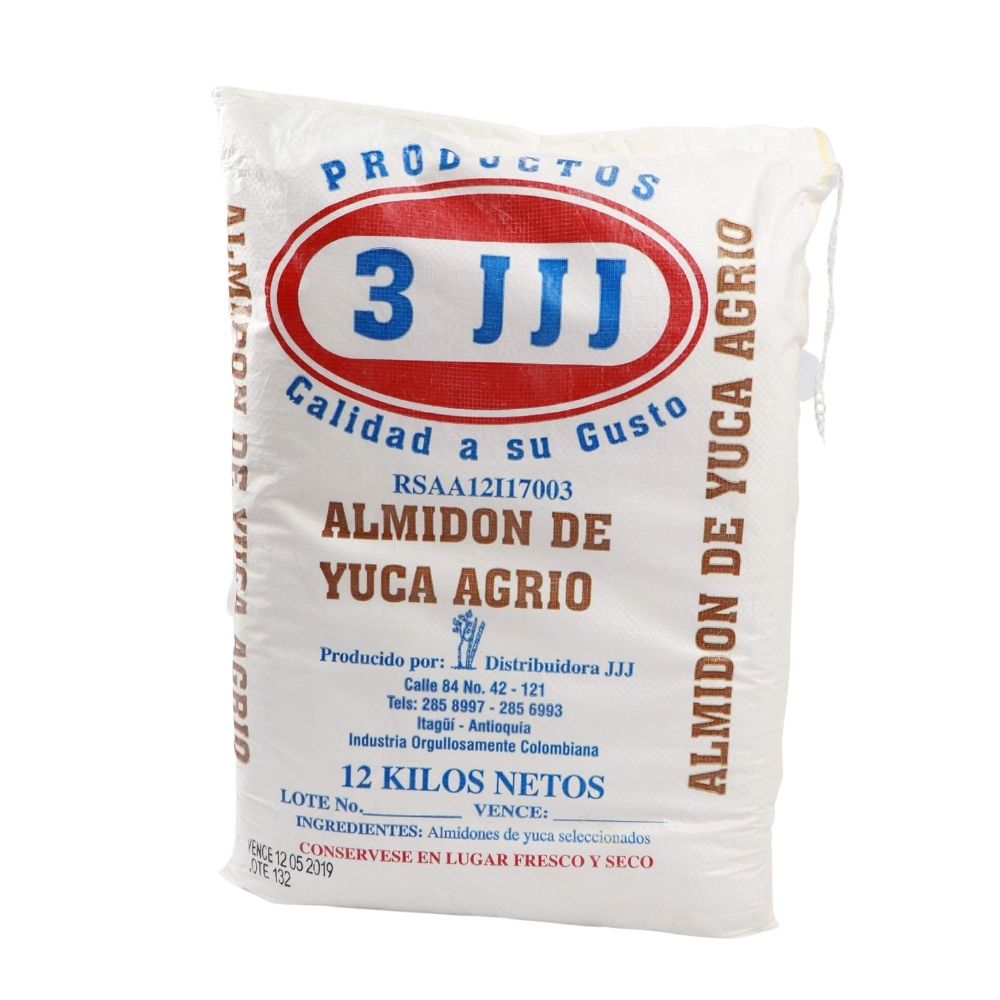 Almidón de Yuca Agrio 3JJJ X500gr – Dispropan Caribe Ltda