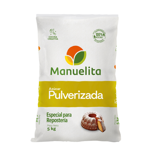 Azúcar Pulverizada Manuelita X5Kg
