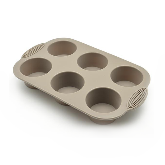 Molde Silicona Ponque x6 cav Beige Press