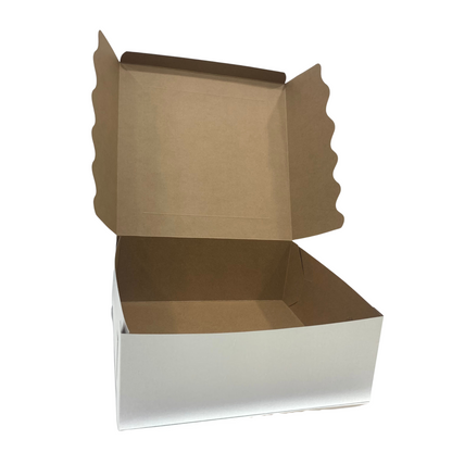 Caja Pudín Blanca 1 y 1/2lb (35x35x12cm) x1und