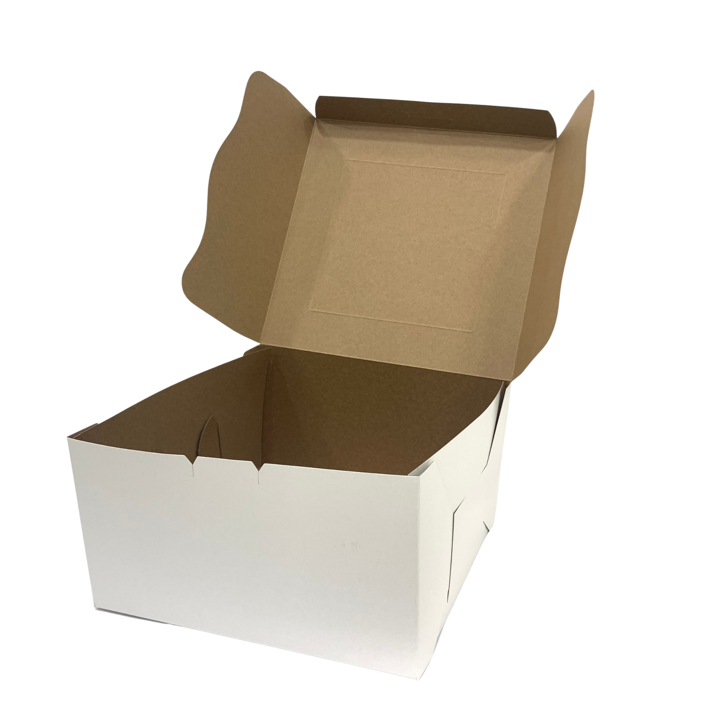 Caja Pudín Blanca 1/4lb (22x22x12cm) x1und