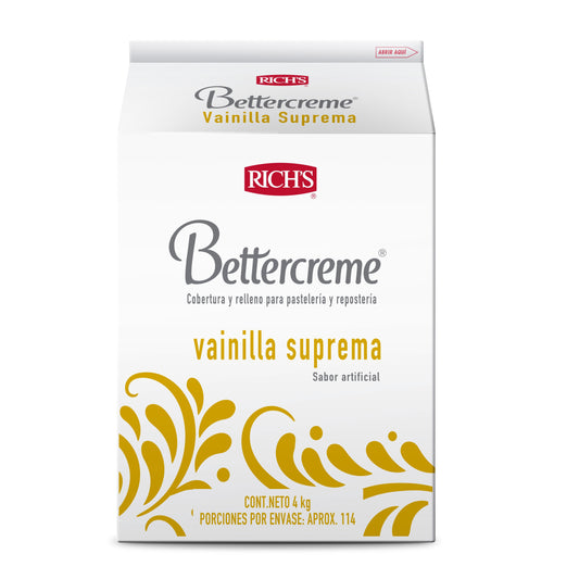 Bettercreme Vainilla Suprema X4Lt