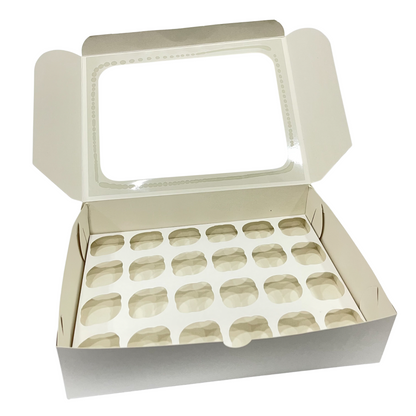 Caja Blanca para 24 Mini Cupcakes x4und