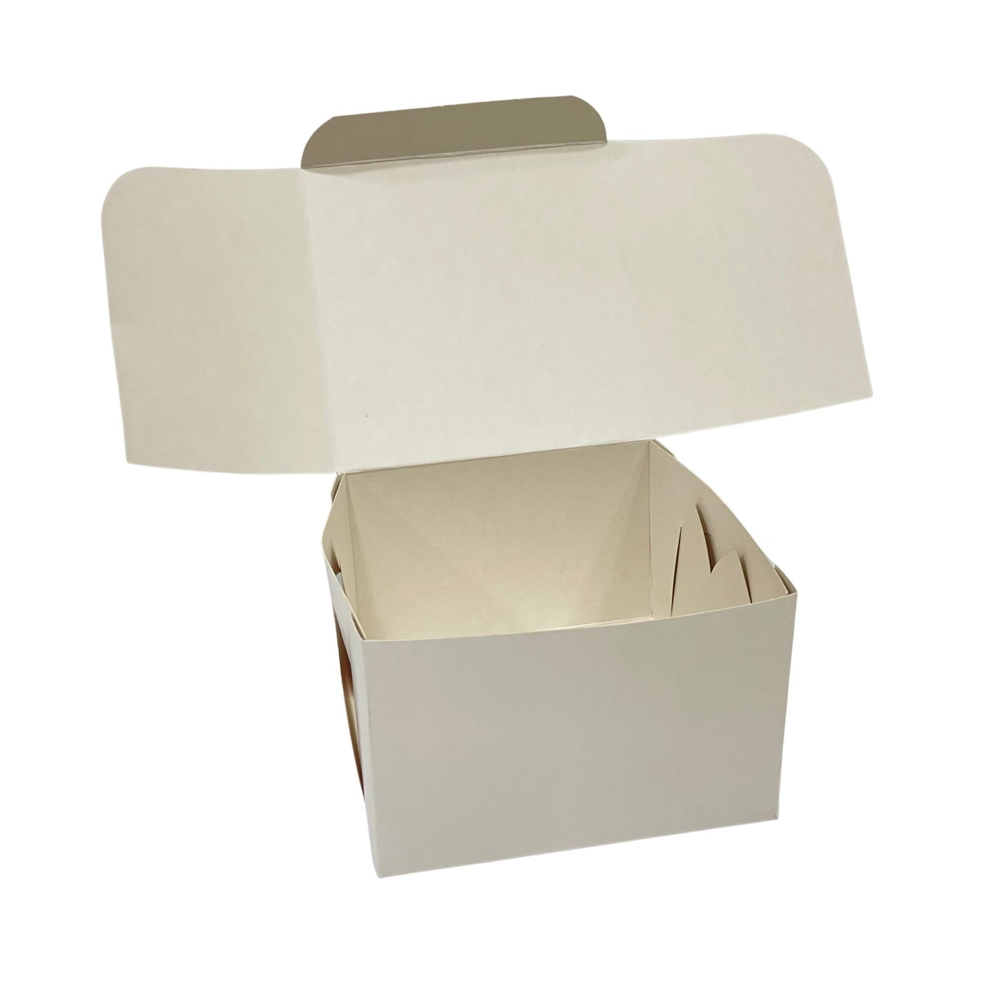 Caja Pudín Blanca 1/4Lb (17,5x17,5x11,5cm) x1und