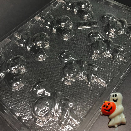 Molde de Acetato Fantasma con Calabaza