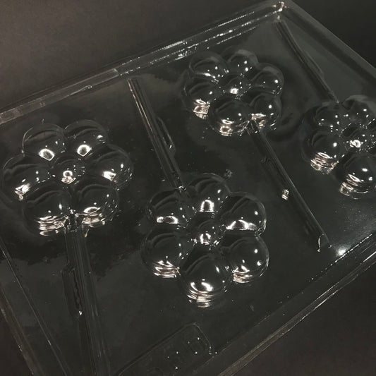 Molde de Acetato Flores x4cav