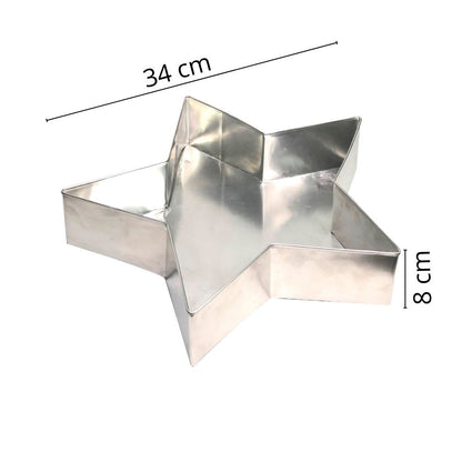 Molde Aluminio Estrella 1 Lb
