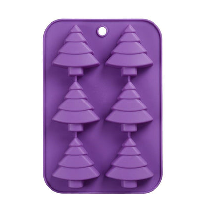 Molde Silicona Árbol de Navidad x6cav