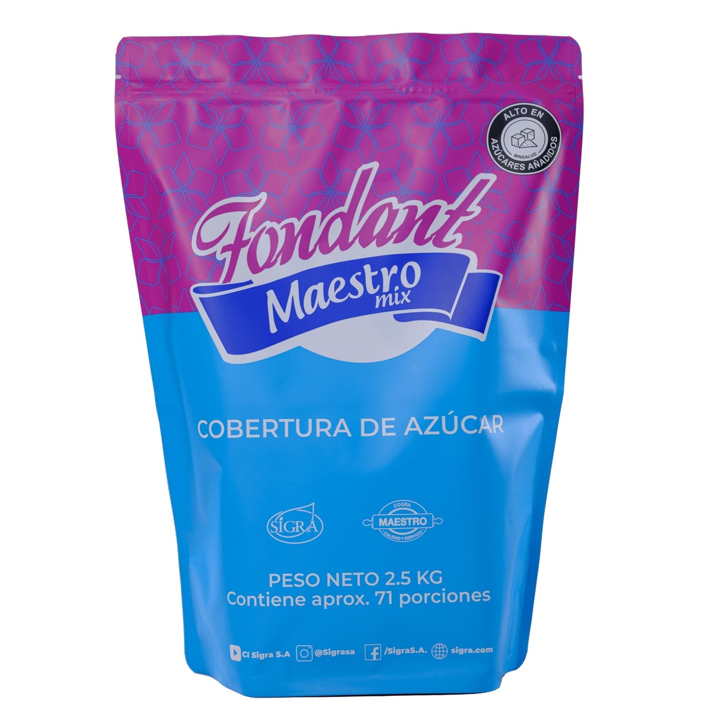 Fondant Maestro Mix Vainilla X 2.5Kg