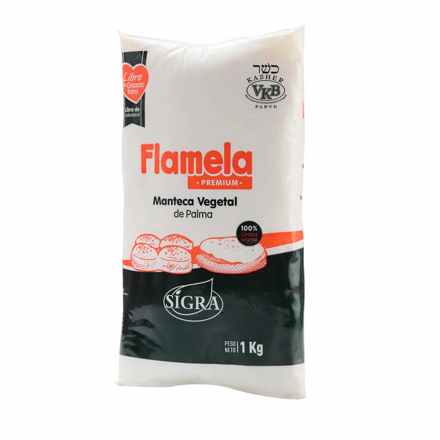 Manteca Vegetal Flamela x1kg