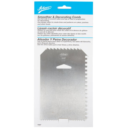 Peine Rectangular Acero Inoxidable Ateco