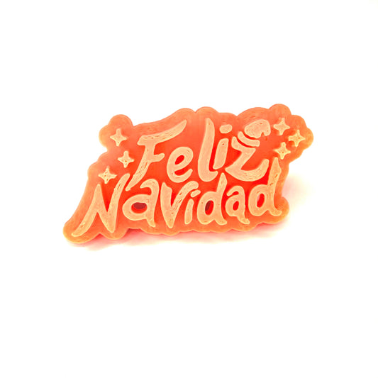 Sello Plástico Feliz Navidad