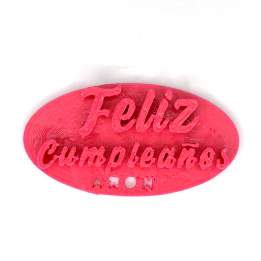 Sello Plástico Feliz Cumpleaños