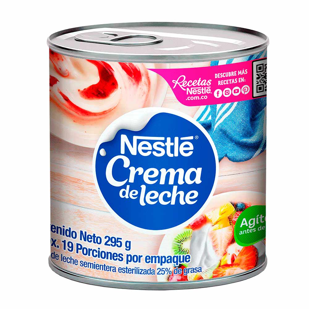 Crema De Leche Nestlé Lata X295Gr