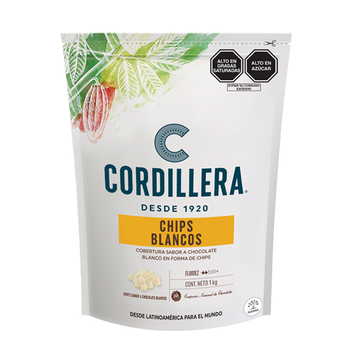 Chips De Chocolate Blanco Cordillera X1kg