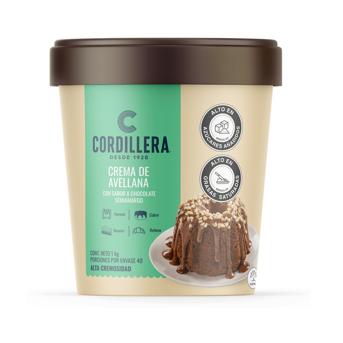 Crema de Avellana Cordillera x1Kg