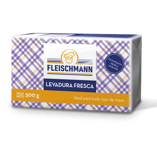 Levadura Fresca Fleischmann x500gr