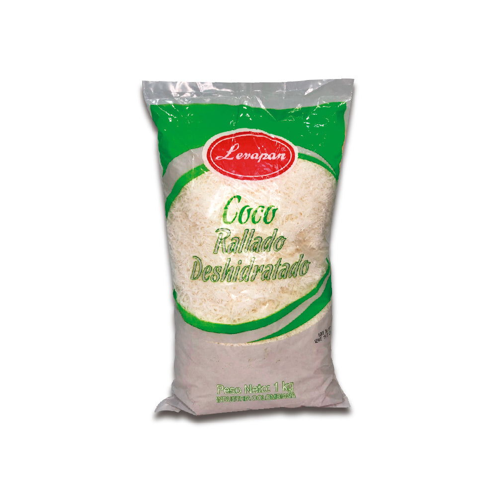 Coco Rallado Sin Azúcar Levapan X1Kg