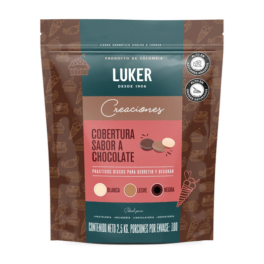 Cobertura Negra Moneda Luker X2.5Kg