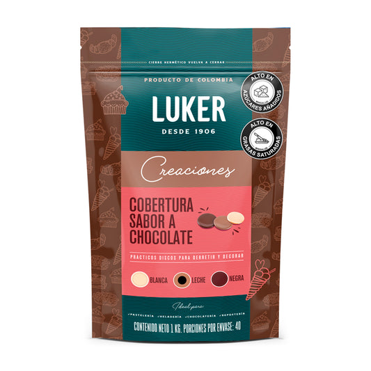 Cobertura Leche Moneda Luker X1Kg