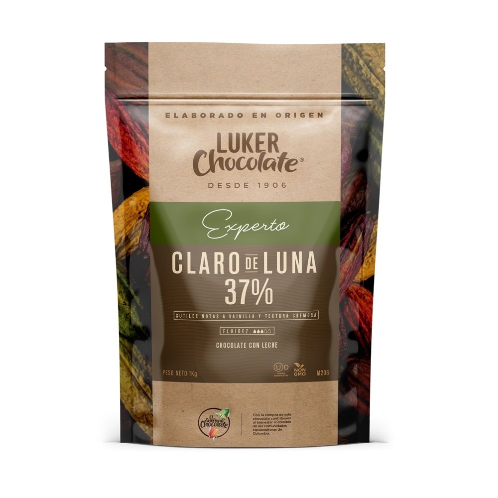 Chocolate Luker Claro De Luna 37% X1Kg
