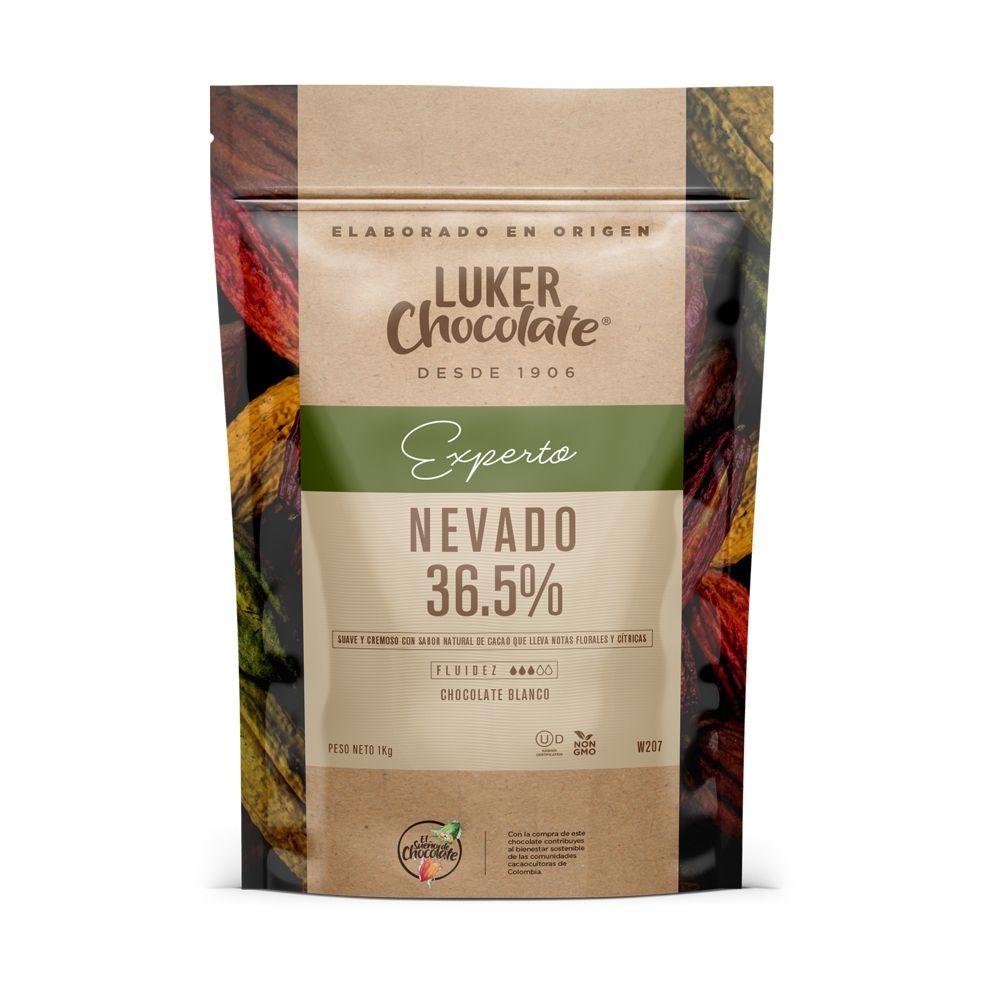 Chocolate Blanco Luker Nevado 36.5% x1Kg