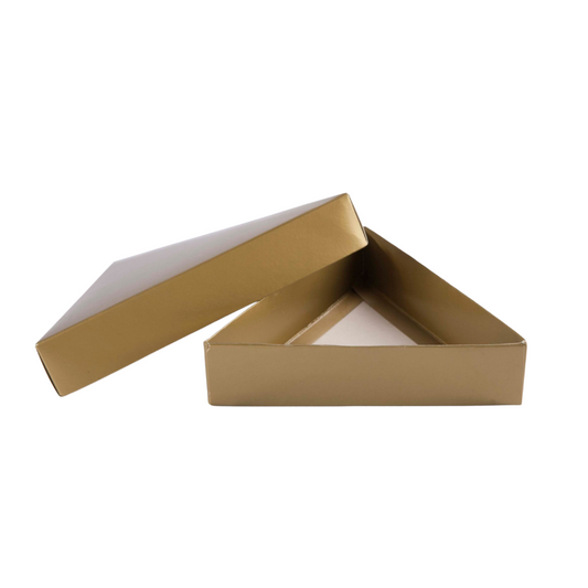 Caja para Trufas Triangular Grande (21.5x21.5x3cm) x1und