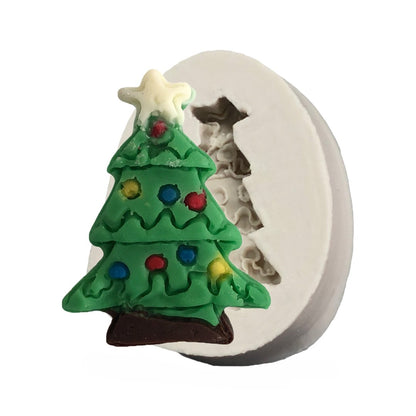 Molde Silicona Árbol de Navidad Mini