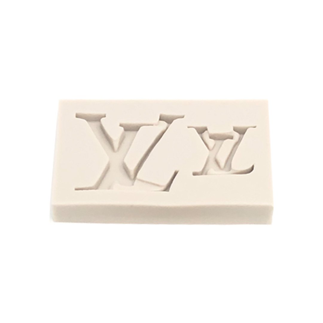 Molde Silicona Logo Louis Vuitton x2cav