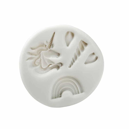 Molde Silicona Unicornio Fantasía x5cav