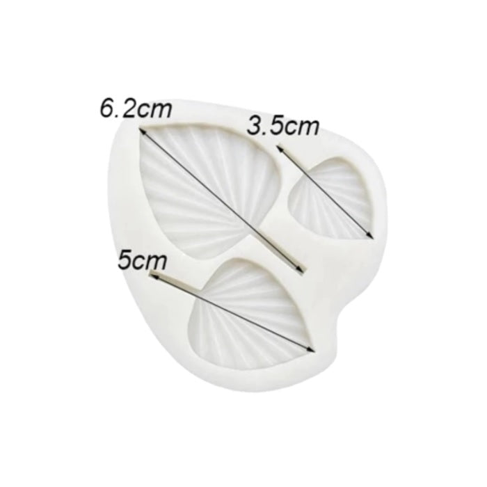 Molde Silicona Hoja Decoración Boho Chic x3cav
