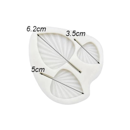 Molde Silicona Hoja Decoración Boho Chic x3cav