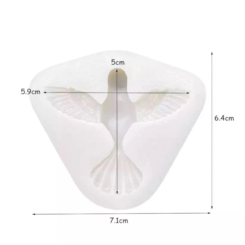 Molde Silicona Paloma x1cav