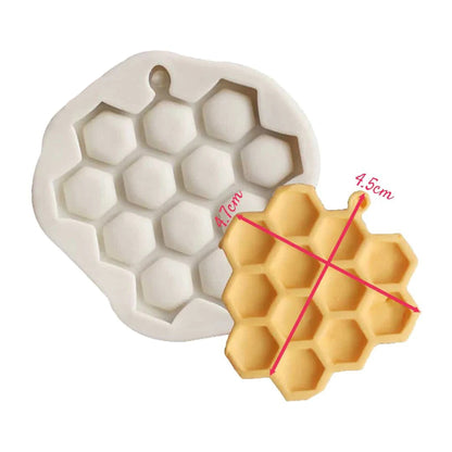 Molde Silicona Panal de Abejas Mini