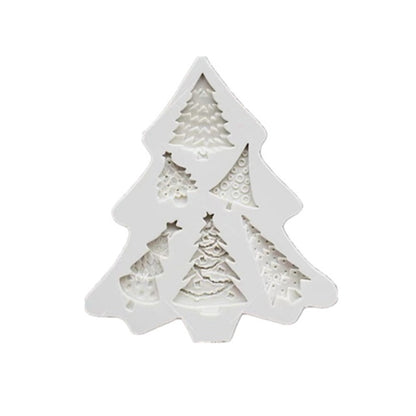 Molde Silicona Pinos de Navidad