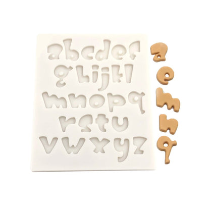 Molde Silicona Alfabeto Funky