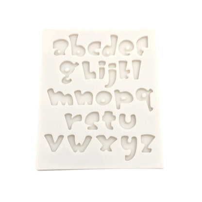 Molde Silicona Alfabeto Funky