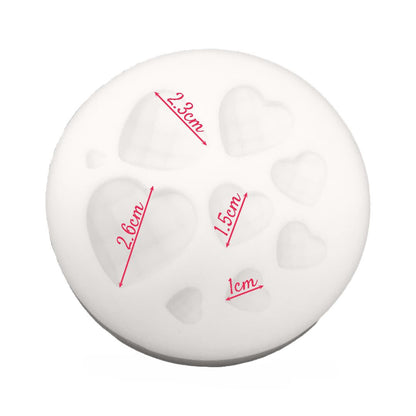 Molde Silicona Corazones Mini Diamante x9cav