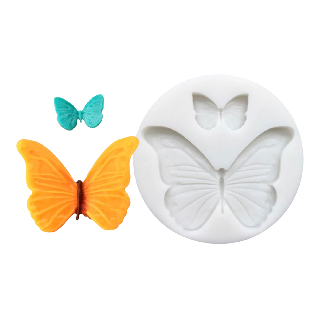 Molde Silicona Mariposas x2cav