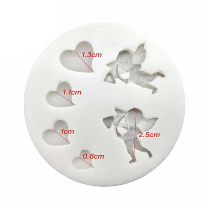 Molde Silicona Cupido x6cav