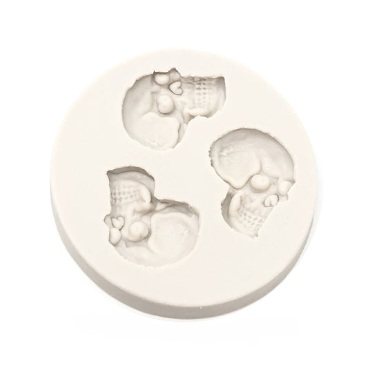 Molde Silicona Calaveras x3cav