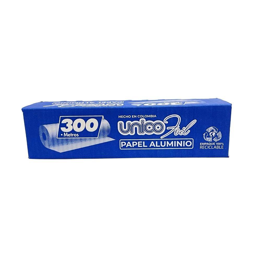Papel Aluminio Unico Foil Caja x300mt