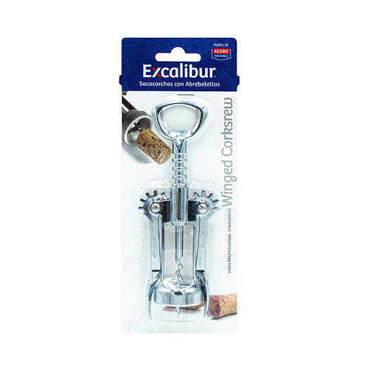 Sacacorchos con Abrebotellas Excalibur