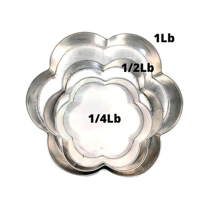 Molde Aluminio Flor 1 Lb